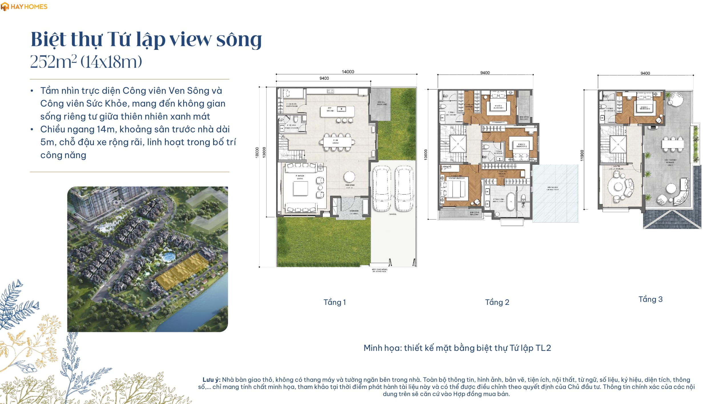 Gladia Tứ Lập - bản vẽ