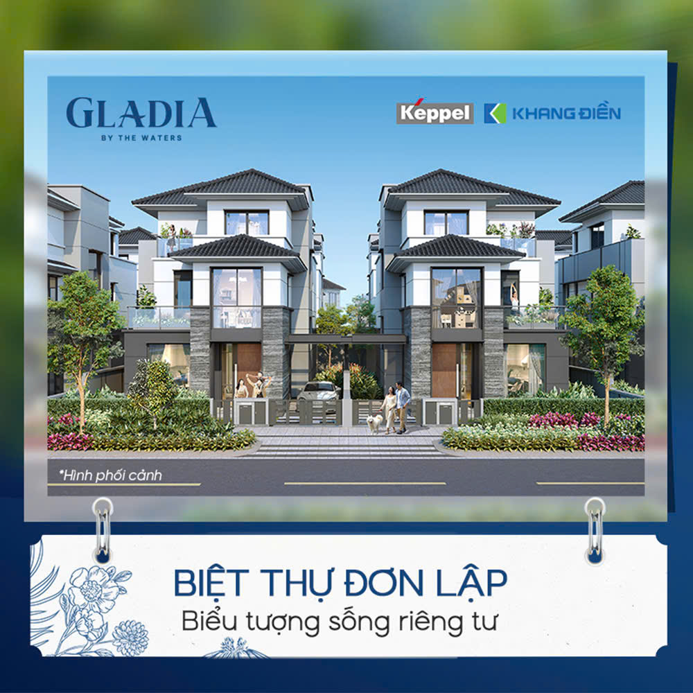 Giá Biệt thự đơn lập Gladia By The Waters