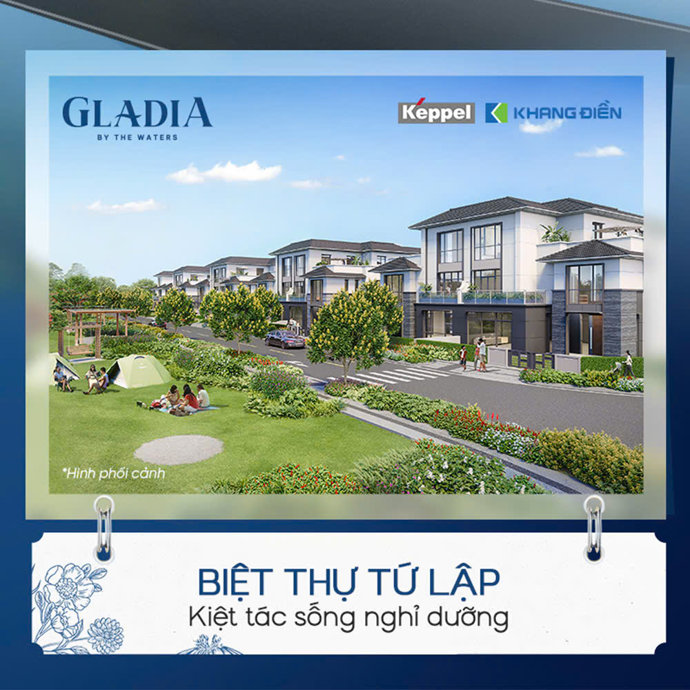 Giá Biệt thự tứ lập Gladia By the waters